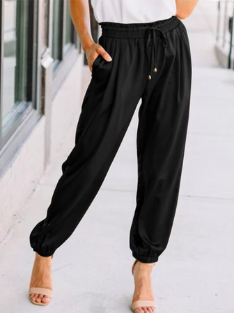 Plain Loose Casual Pants
