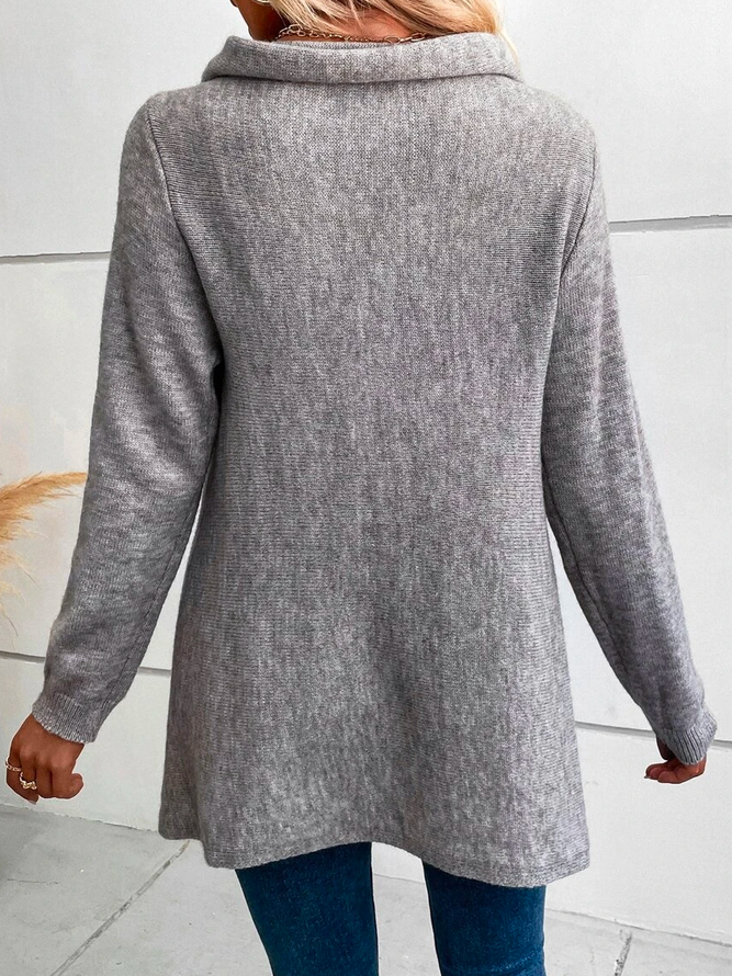 Dandelion Yarn/Wool Yarn Casual Turtleneck Casual Sweater