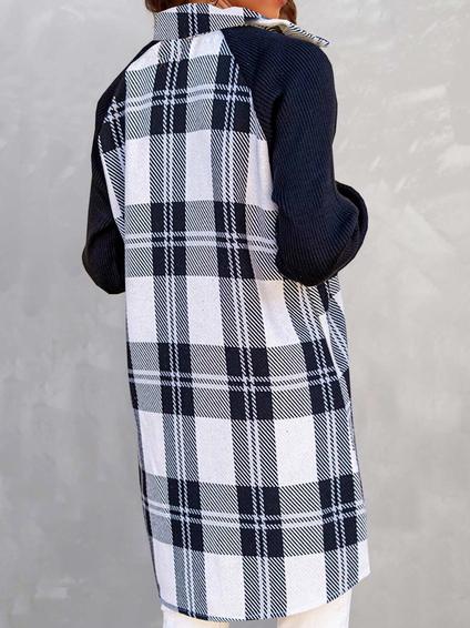 Geometric Casual Other Coat