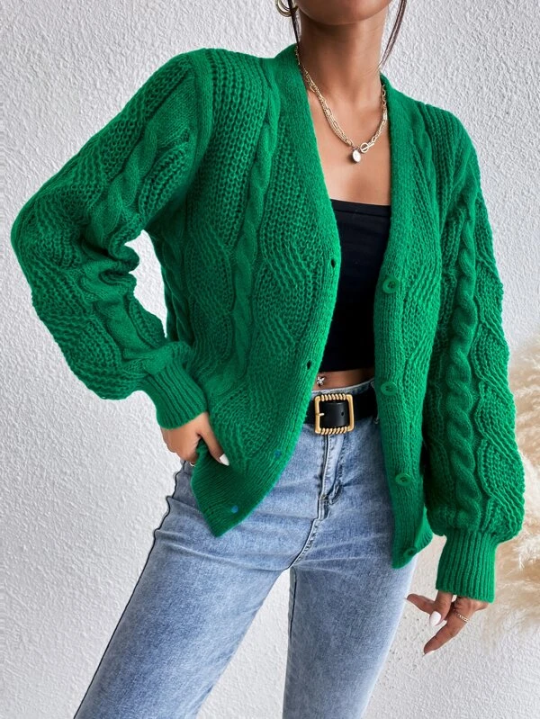 Casual Loose Wool/Knitting Sweater Coat