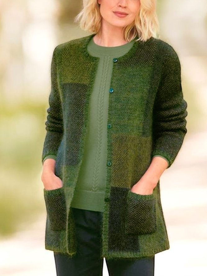 Wool/Knitting Vintage Sweater Coat