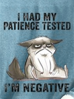 Women I Had My Patience Tested I'm Negative Cat Png Fun Fleece Thermal Sweatshirt
