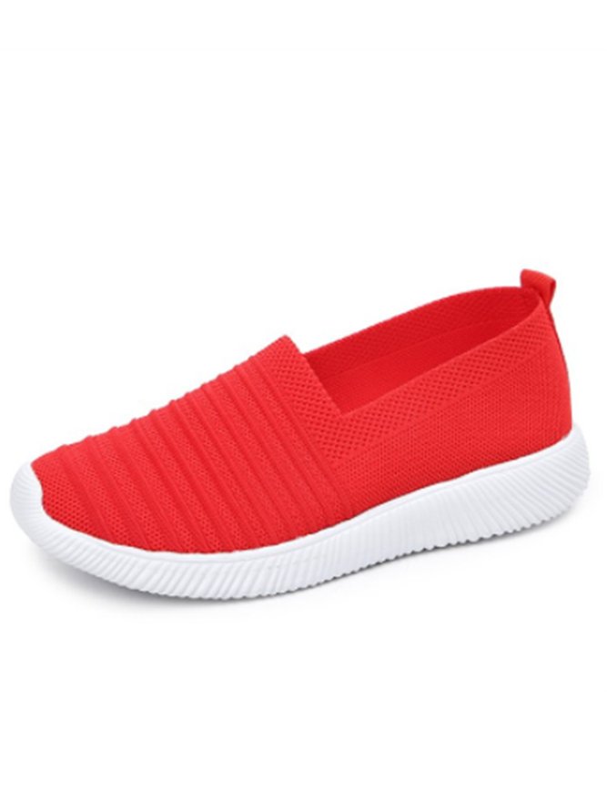 Plus Size Breathable Slip On Sports Sneakers