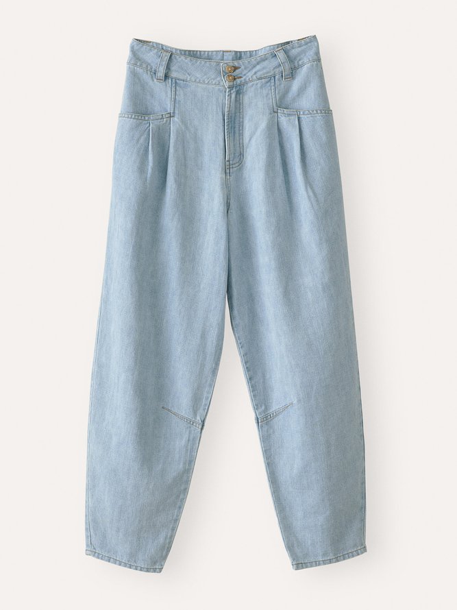 Denim Regular Fit Casual Plain Jeans