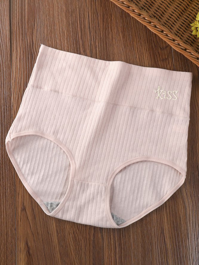 Women's Cotton Breathable Antibacterial High Waist Briefs