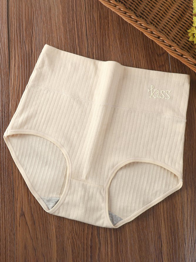 Women's Cotton Breathable Antibacterial High Waist Briefs