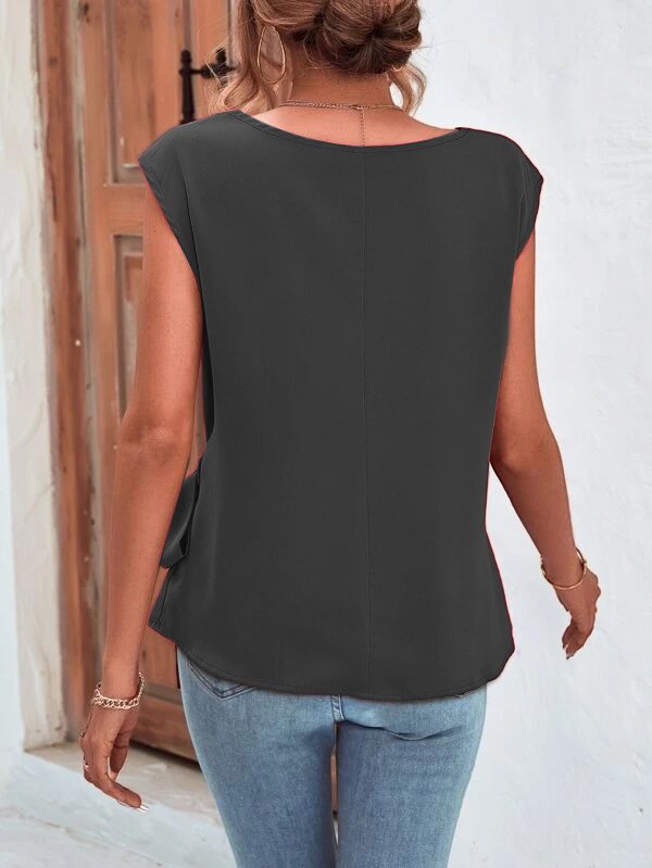 Plain Crew Neck Urban Regular Fit Tank Top