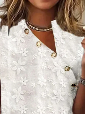 Floral Buttoned Loose Casual Shirt