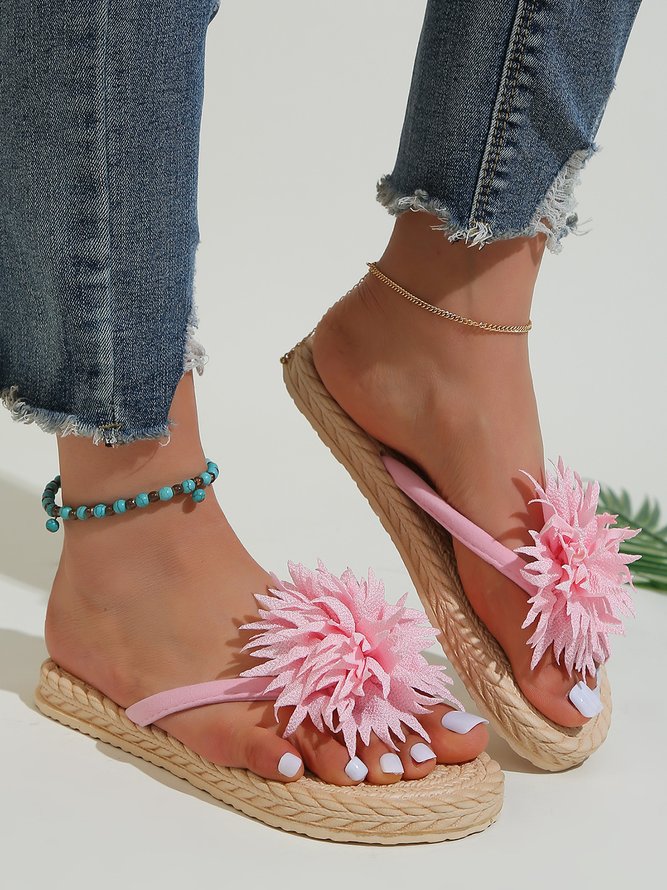 Vacation Appliques Decor Beach Flip-Flops