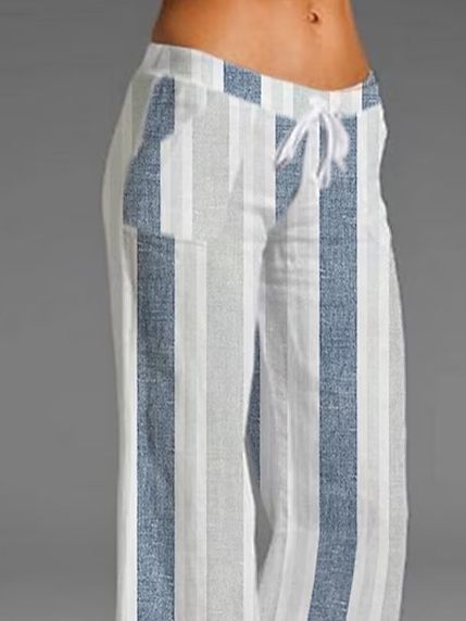 Loose Striped Casual Pants