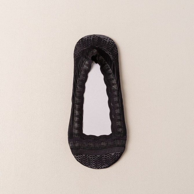Casual Lace Invisible Crew Socks