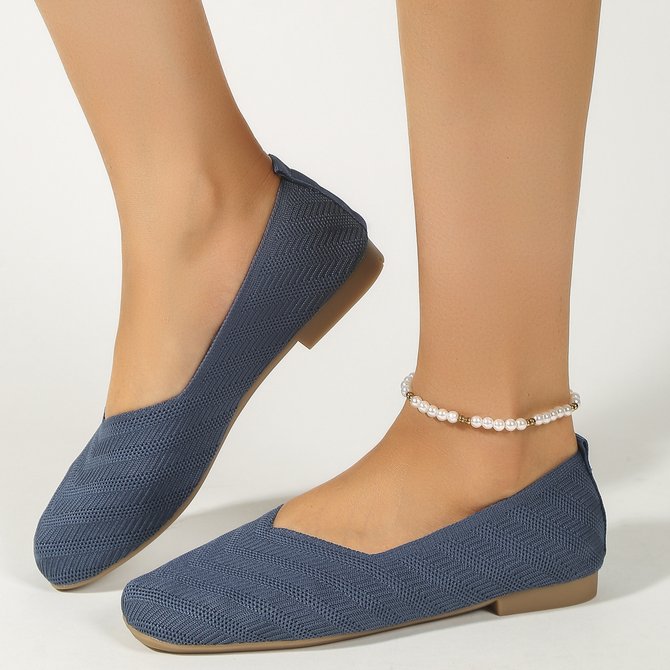 Casual Mesh Fabric Plain All Season Shallow Shoes