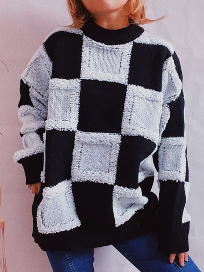 Casual Crew Neck Regular Fit Sweater