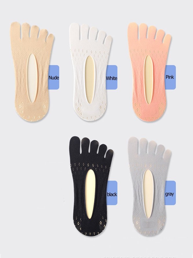 Breathable Hollow Out Five Toe Socks Yoga socks