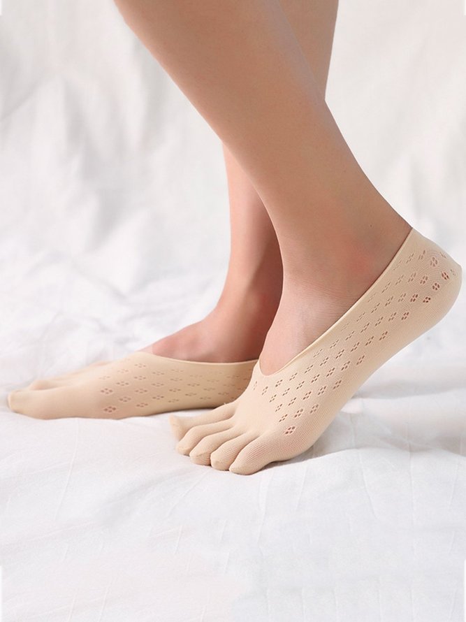 Breathable Hollow Out Five Toe Socks Yoga socks
