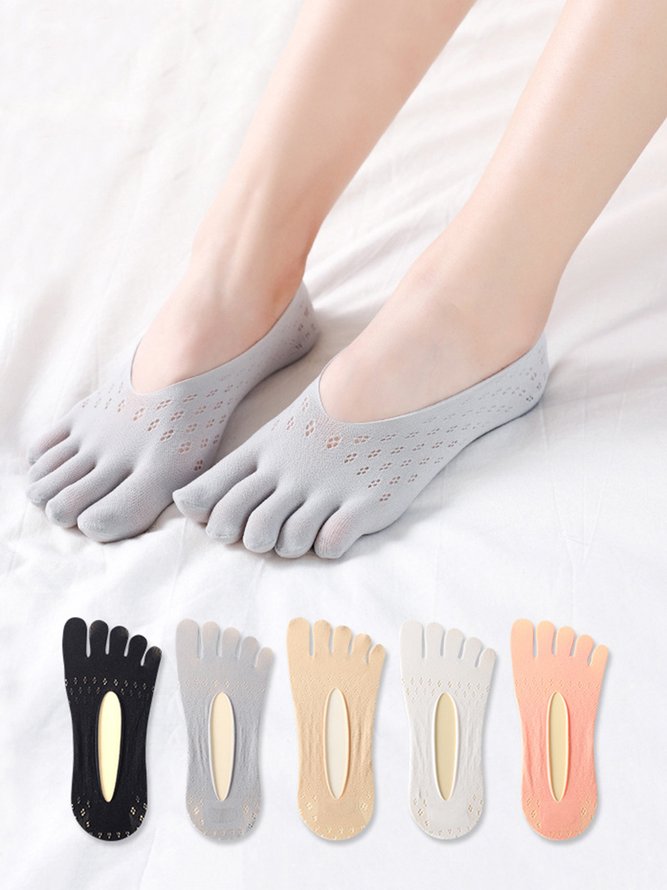 Breathable Hollow Out Five Toe Socks Yoga socks