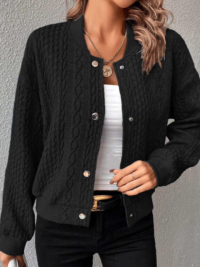 Stand Collar Loose Casual Jacket