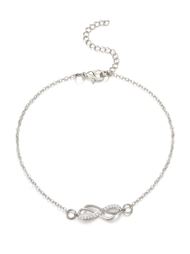 Women Rhinestone Beach Anklet