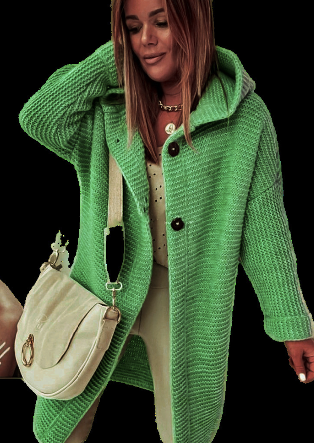 Casual Yarn/Wool Yarn Cardigan