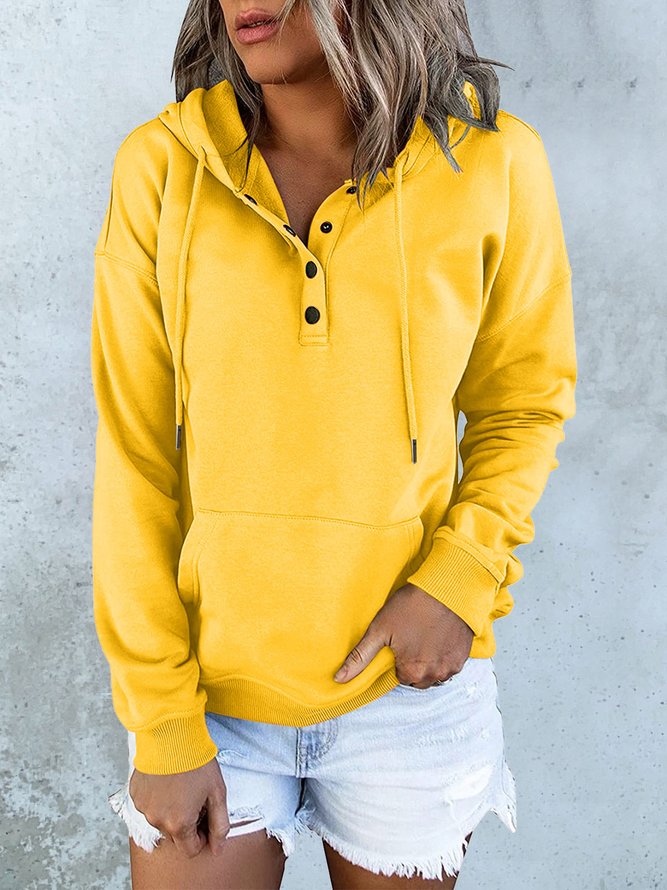 Casual Hoodie Loose Knitted Hoodie