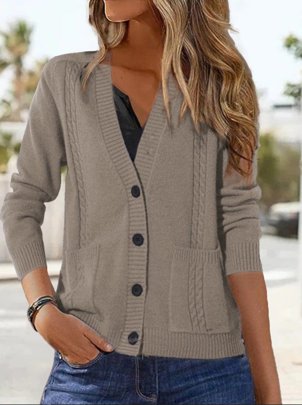 Others Wool/Knitting Casual Cardigan