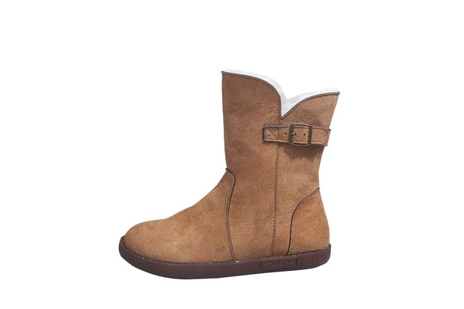 West Style Leather Plain Autumn Western Boots