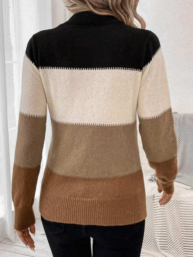 Casual Loose Yarn/Wool Yarn Sweater