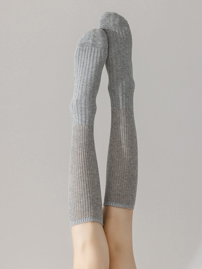 Women Minimalist Slouch Over the Calf Socks