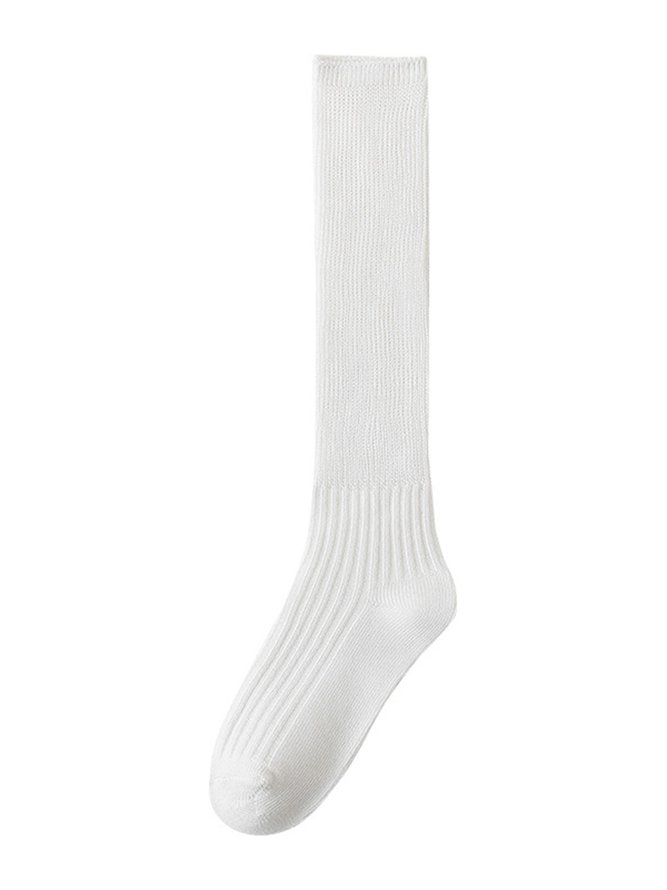 Women Minimalist Slouch Over the Calf Socks