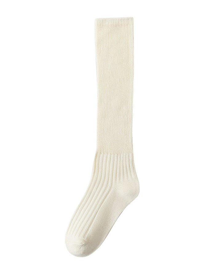 Women Minimalist Slouch Over the Calf Socks