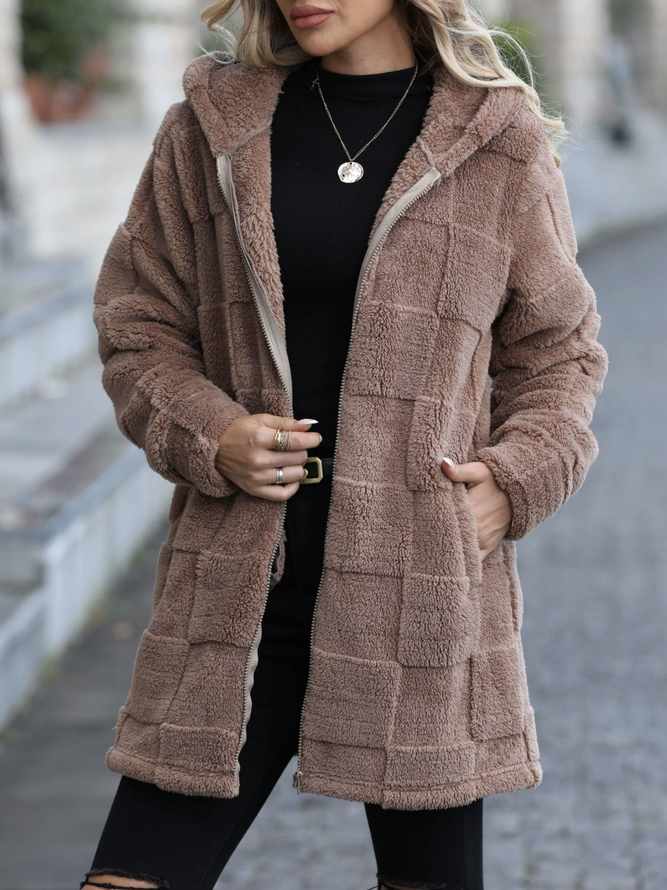 Women Casual Plain Spring/Fall Natural Micro-Elasticity Daily Regular Fit Regular Regular Jackets