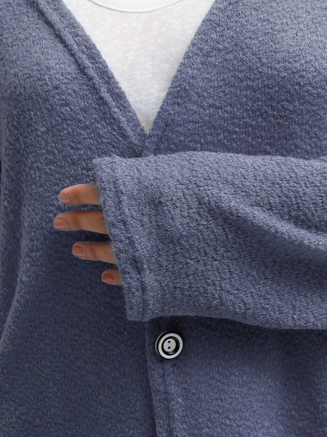Long Sleeve V Neck Sweater coat