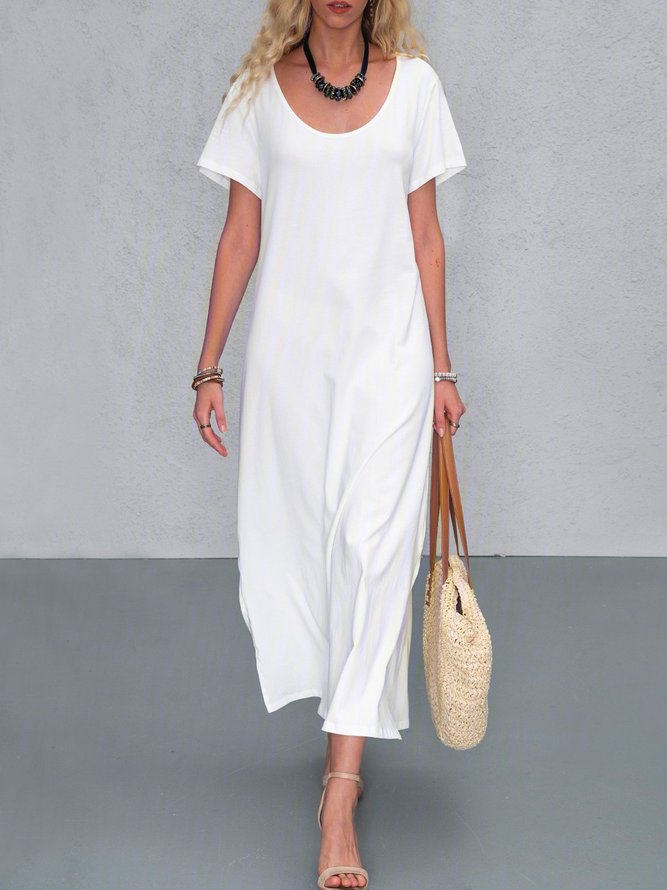 White Cotton Dresses | roselinlin
