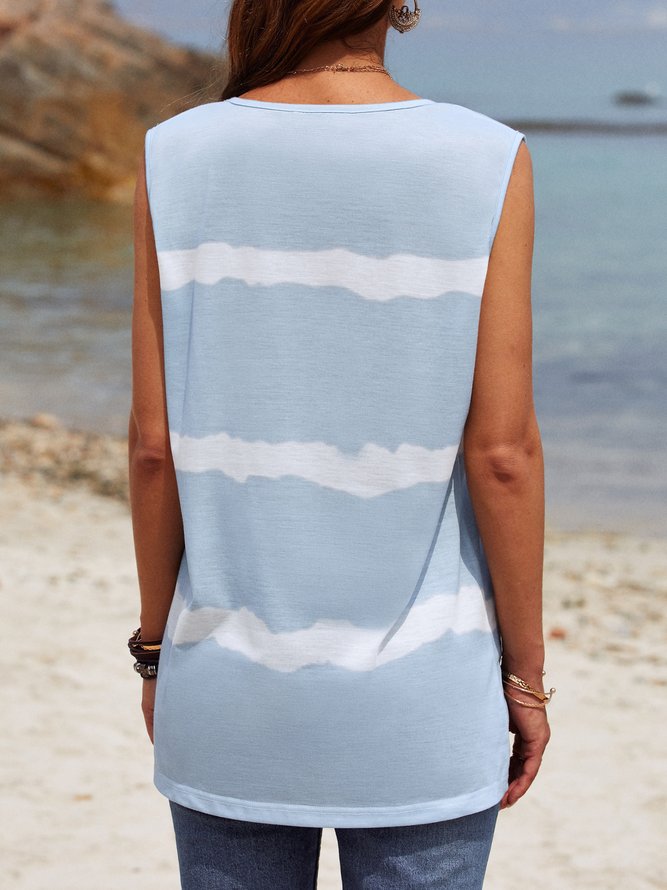 Ombre/tie-Dye Cotton Vintage Shirt & Top