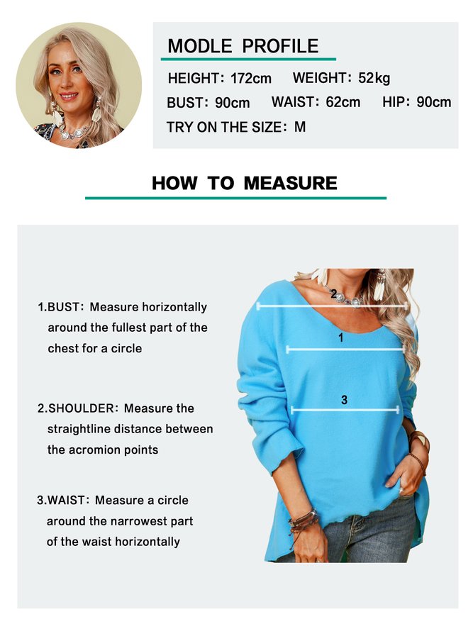Women Casual Top Tunic Sweater