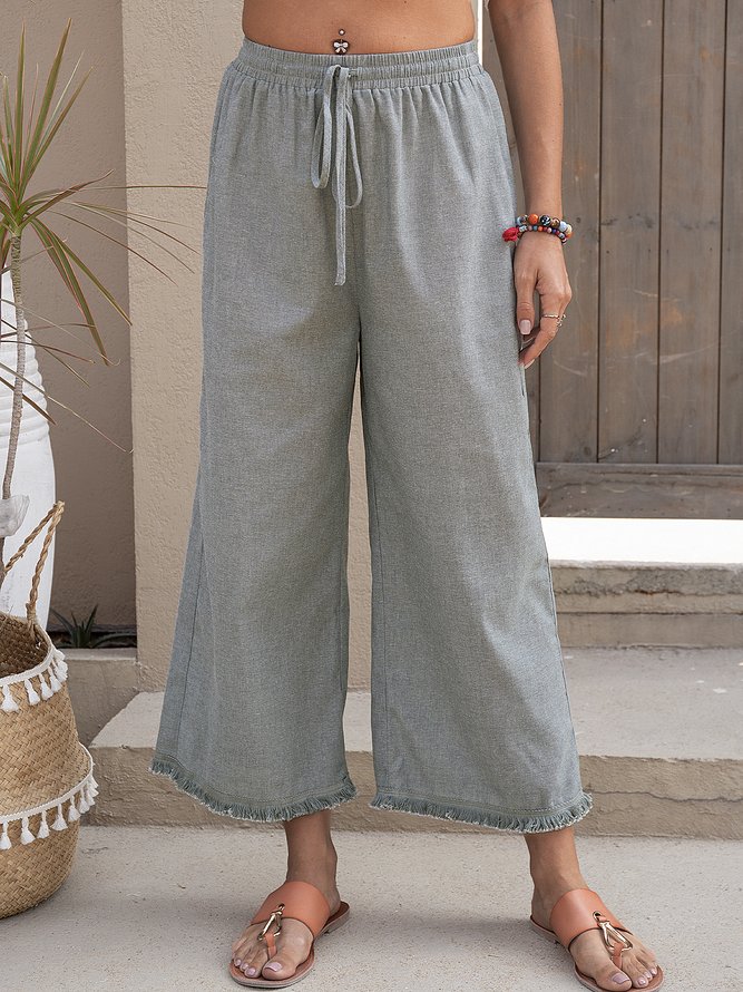 Casual Shift Cotton Pants