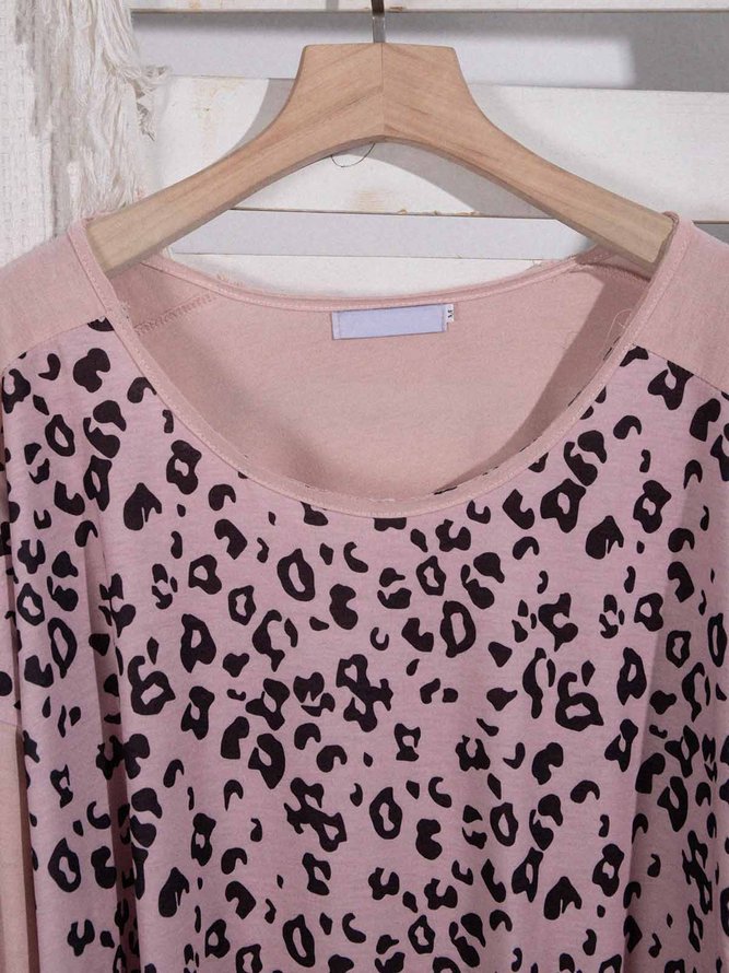 Leopard Casual Long Sleeve Top