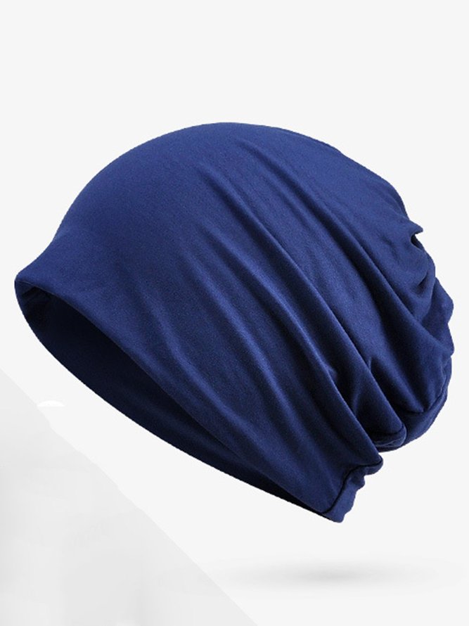 Unisex Basic Multi-function Scarf Bonnet Hat