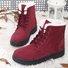 Women's Ankle Snow Boots Lace Up warm Non-slip