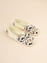 Women's Slip-On Woven Canvas Fisherman Shoes