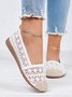 White Romantic Lace Wearable Sole Flat Shoes