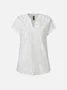 Simple Cotton And Linen Plain Loose Shirt