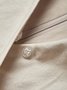 Linen Crew Neck Cotton And Linen Dress