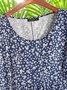 Summer Floral Pockets Midi Dress
