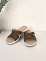 Leather Soft Footbed Orthopedic Arch-Support Slippers