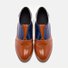 Plus Size Color Block Oxford Shoes Casual PU Slip On Loafers