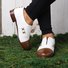 Women's Oxford Shoes Cap Toe X Stitching Vintage Loafers