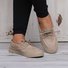 Women Lace-up Loafers All-match Casual Flat Shoes