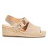 Women Arc Suede Espadrille Wedge Sandals