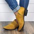 Hollow-out Low Heel Cutout Booties  Faux Suede Zipper Ankle Boots